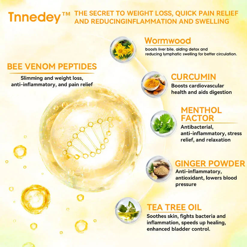 Bee Venom Lymphatic Damage & Sliming Patches 🌿👣(10 Patches) BUY 10 GET 10 FREE